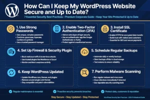 wordpress security and maintenance