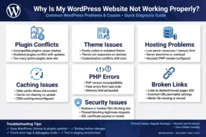 wordpress website troubleshooting